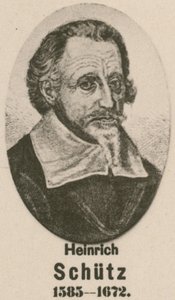 Heinrich Schutz (gravür) by English School
