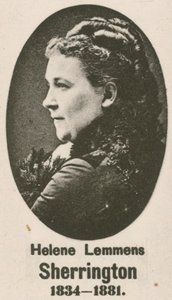Helen Lemmens Sherrington (gravür) by English School
