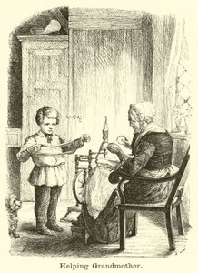 büyükanneye yardım etmek by English School