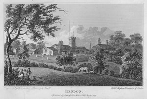 Hendon (gravür) by English School