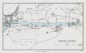 Henley Kursu (renkli gravür) by English School