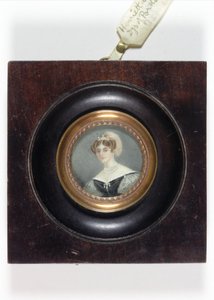 Henrietta Scott, Titchfield Markizi, daha sonra Portland Düşesi (emaye) by English School