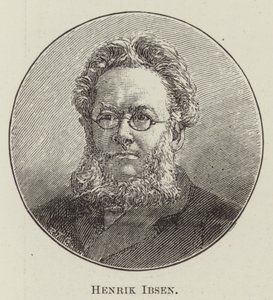 Henrik Ibsen (gravür) by English School