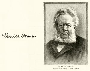 Henrik Ibsen (gravür) by English School