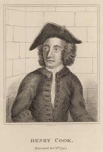 Henry Cook, 6 Aralık 1741