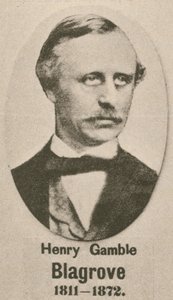 Henry Gamble Blagrove (gravür) by English School