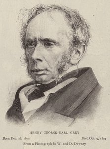 Henry George Earl Grey (gravür) by English School