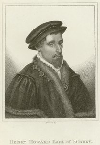 Henry Howard, Surrey Kontu (gravür) by English School