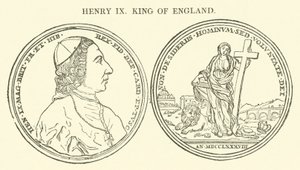 Henry IX, İngiltere Kralı (gravür) by English School