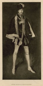 Henry Irving, aktör, İspanya Philip olarak by English School