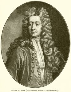 Henry St. John (Daha sonra Vikont Bolingbroke) by English School
