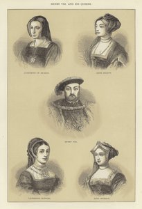 Henry VIII ve Kraliçeleri by English School
