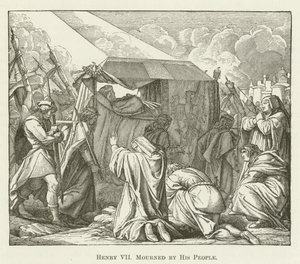 Henry VII, Halkının Yasını Tuttu by English School