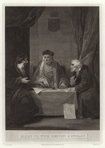 Empson ve Dudley ile Henry VII by English School