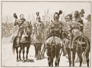 Henry ve yakalanan Fransız subaylar, Cassells Illustrated History of England