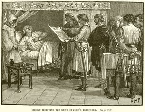 Henry, Johns İhanetinin Haberini Alırken by English School