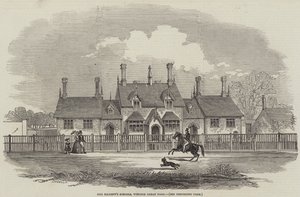Majestelerinin Okulları, Windsor Great Park (gravür) by English School