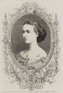 Ekselansları Prenses Alexandra (gravür) by English School