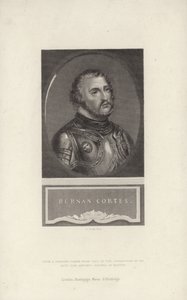 Hernan Cortez by English School