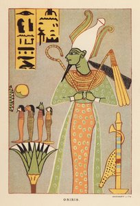 Herodot: Osiris (renkli taş baskı) by English School