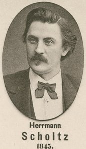 Herrmann Scholtz (gravür) by English School