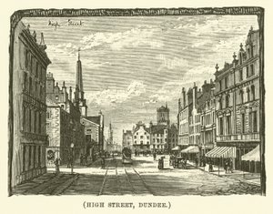 High Street, Dundee (gravür) by English School