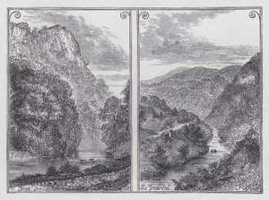 Yüksek Tor, Derwent (gravür) by English School