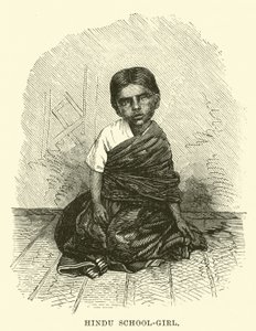 Hindu Liseli Kız by English School
