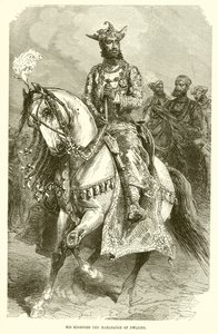 Ekselansları Gwalior Mihracesi by English School