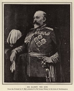 Majesteleri Kral (gravür) by English School