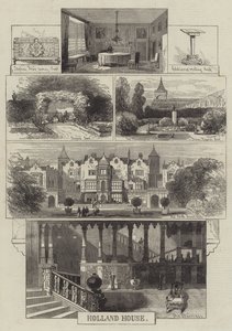 Hollanda Evi (gravür) by English School