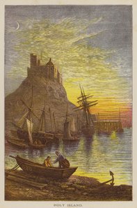 Kutsal Ada (renkli gravür) by English School
