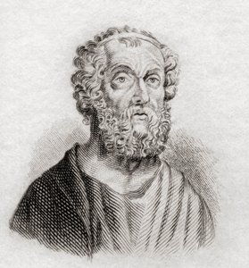 Homeros, 1825 by English School