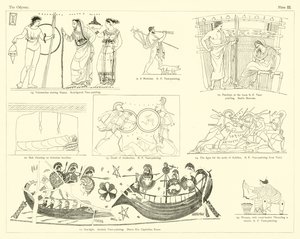 Homeros Odyssey by English School