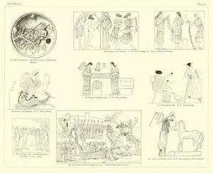 Homeros Odyssey by English School