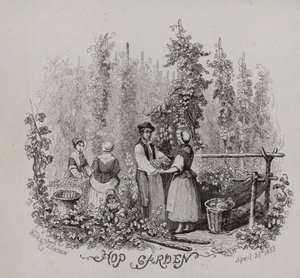 Hop bahçesi (gravür) by English School