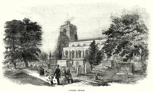 Hornsey Kilisesi (gravür) by English School