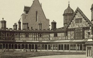 Horseshoe Cloisters, Windsor Kalesi (lito) by English School