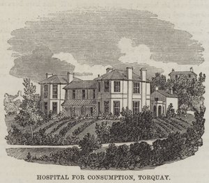 Tüketim Hastanesi, Torquay (gravür) by English School