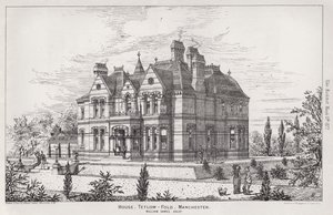 Ev, Tetlow, Fold, Manchester (gravür) by English School