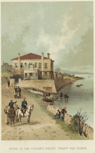 Antlaşmanın imzalandığı San Stefano
