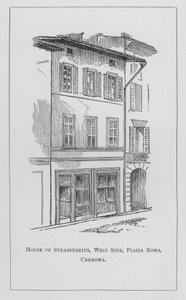 Stradiuarius Evi, Batı Yakası, Piazza Roma, Cremona (gravür) by English School
