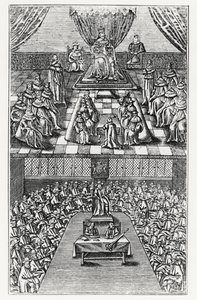 1640 yılında Parlamento Evleri by English School