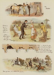 Tankerville Smith Bir Kır Evini Nasıl Aldı (kromolito) by English School