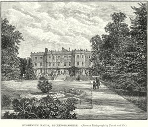 Hughenden Malikanesi, Buckinghamshire (gravür) by English School