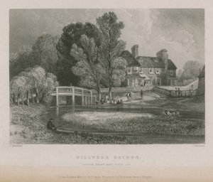 Lea Nehri üzerinde Hughes feribot by English School