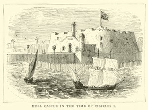 Charles I Zamanında Hull Kalesi by English School