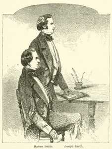 Hyrum Smith, Joseph Smith (gravür) by English School