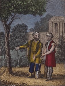 Acı ve sabırdan sonra görebilirseniz ... (renkli gravür) by English School