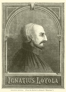 Ignatius Loyola (gravür) by English School
